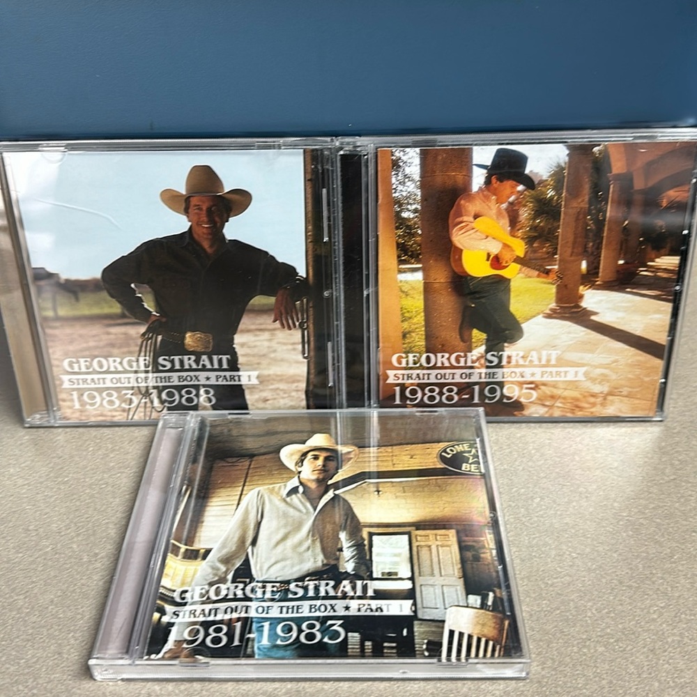 George Strait Strait out of the Box Part 1 *3 CD’s releases from 1981 to 1995